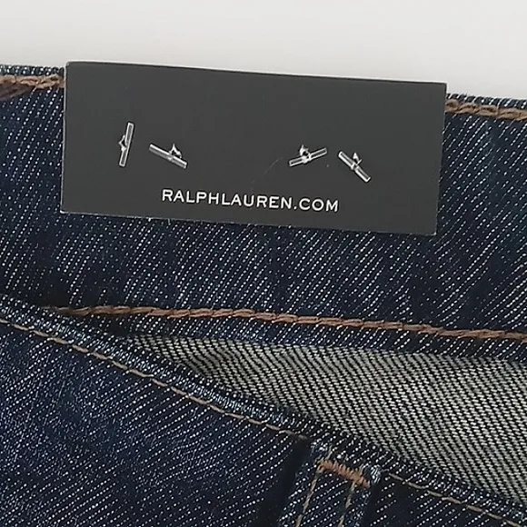Lauren Ralph Lauren NEW Black Label Denim Straight Leg Jeans Women Size 18W/18 