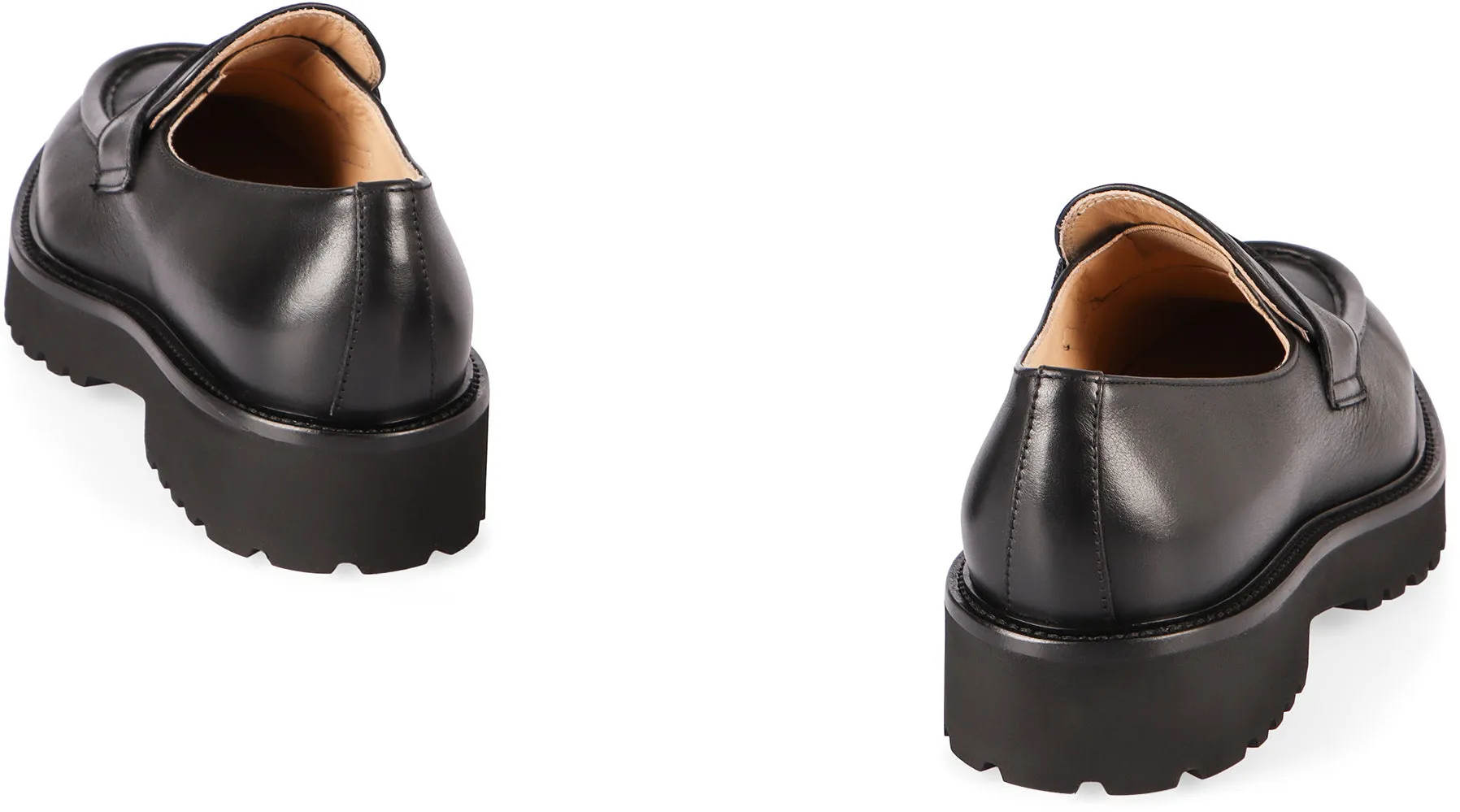 Leather loafers