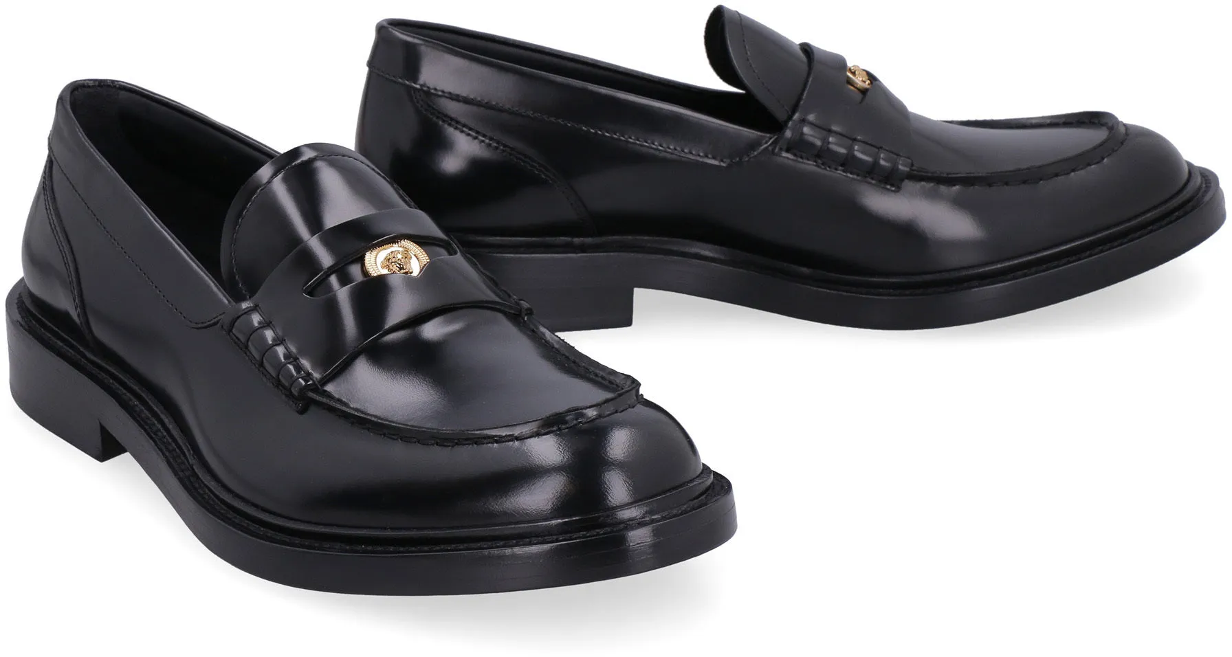 Leather loafers