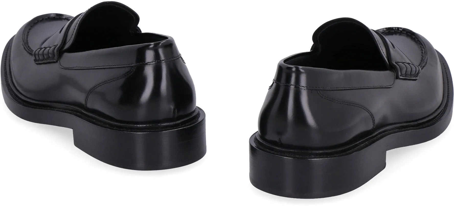 Leather loafers