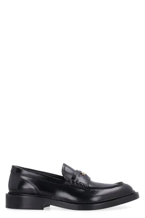 Leather loafers