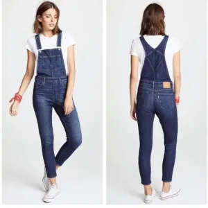 Levi's Women's Blue Denim Overalls