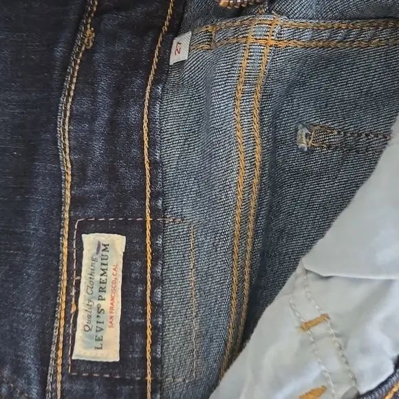 Levi's Women's Blue Denim Overalls