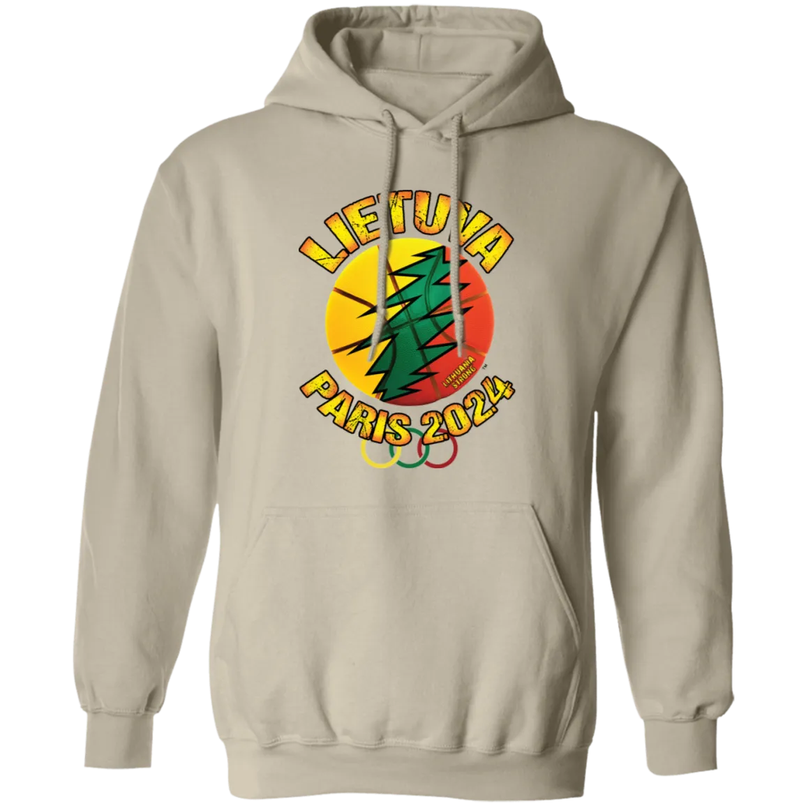 Lietuva Paris 2024 - Men/Women Unisex Comfort Pullover Hoodie