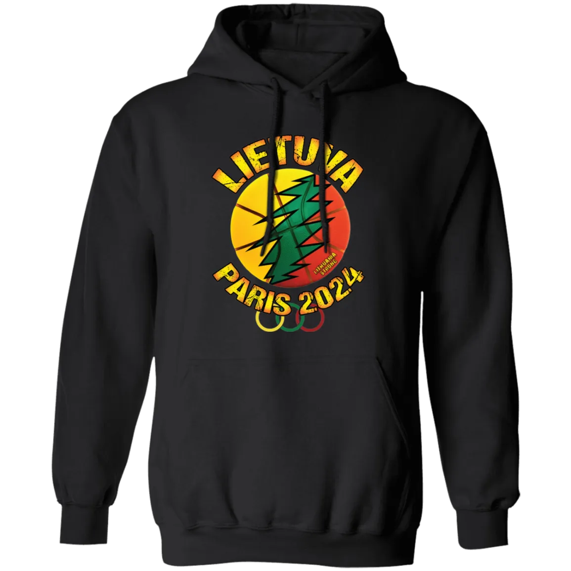 Lietuva Paris 2024 - Men/Women Unisex Comfort Pullover Hoodie