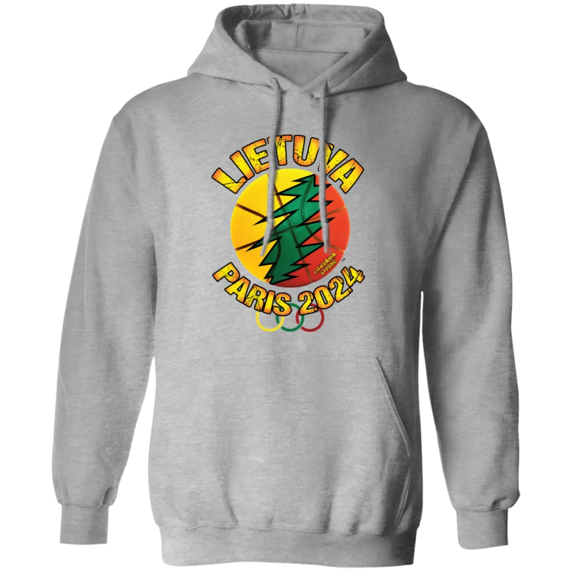 Lietuva Paris 2024 - Men/Women Unisex Comfort Pullover Hoodie