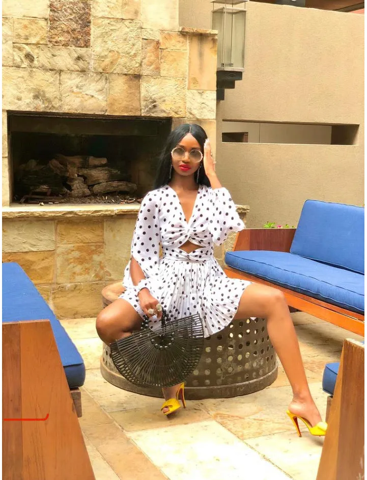 Madam Mystique Polka Dot Darcey Romper