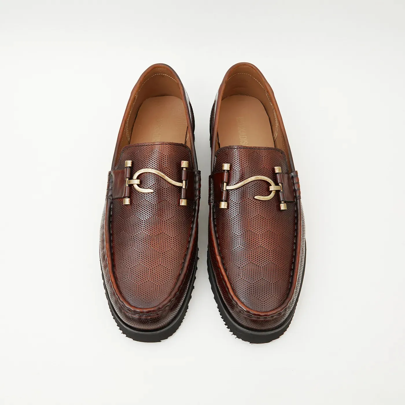 MAS-609-BURGANDY-Men's Formal Oxford
