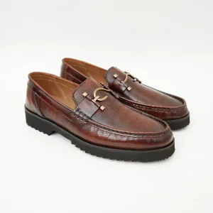 MAS-609-BURGANDY-Men's Formal Oxford
