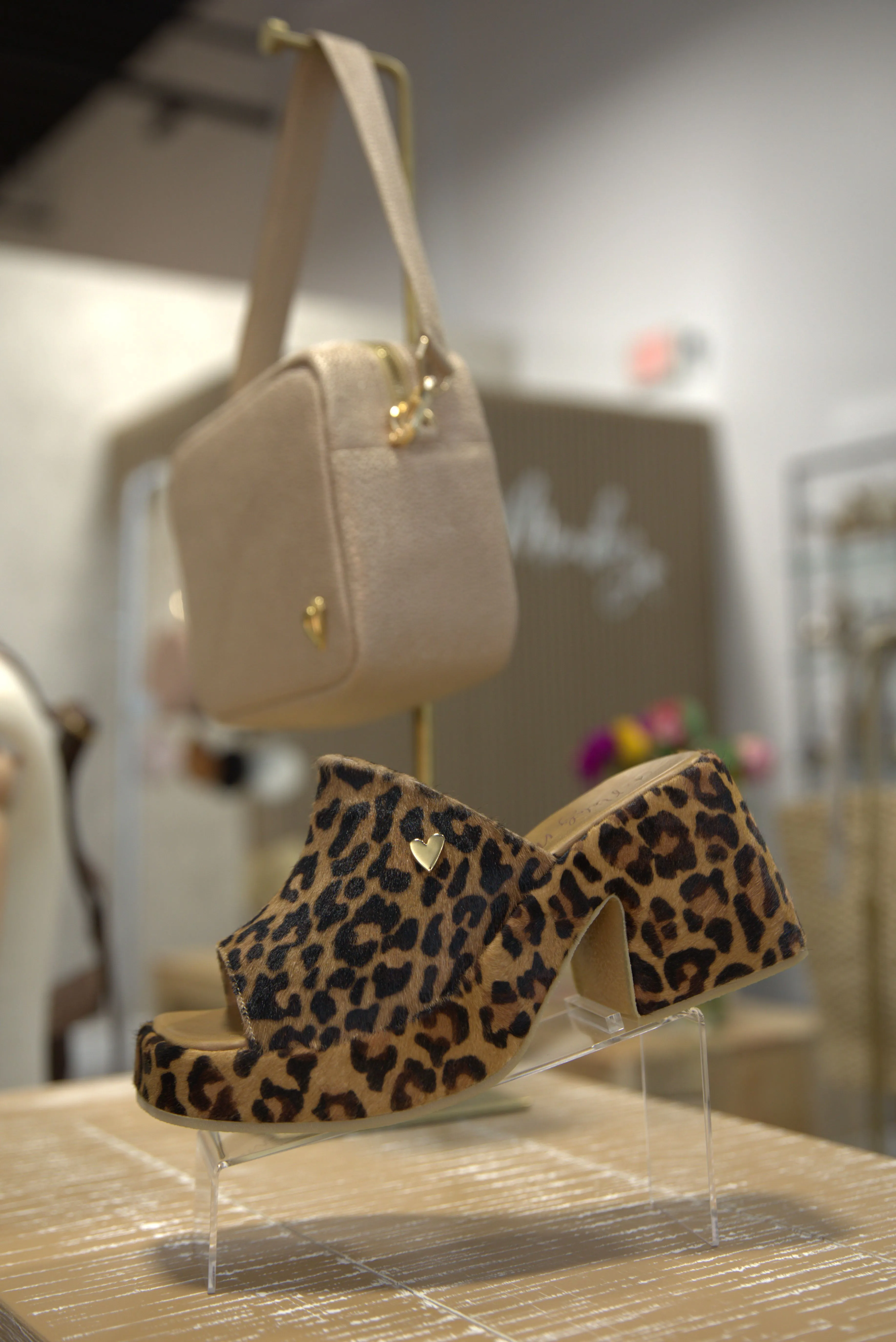 Melanie Sandals - Leopard [ NO RETURN - NO EXCHANGE ]