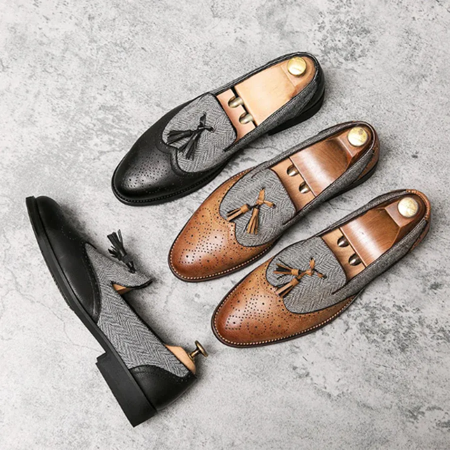 Men’s Comfortable Oxford Loafers with Tassel | Ideal for All Seasons