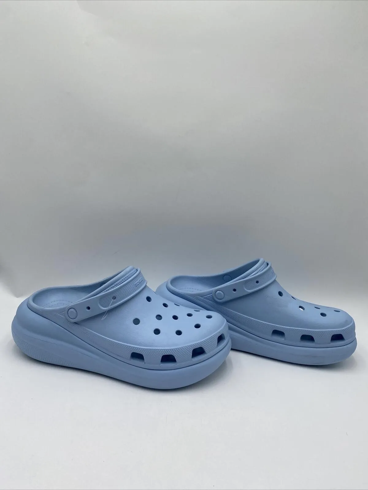 Men’s Crocs Crush Clogs Platform Blue Size 13M - Very Good