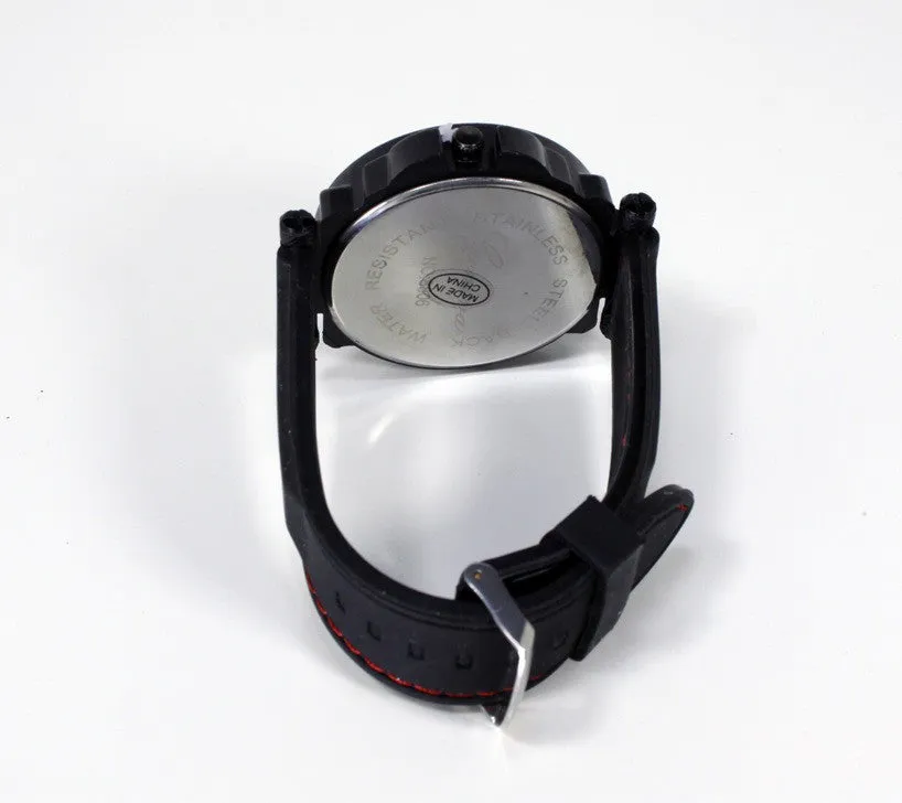 Mens Red Black Watch