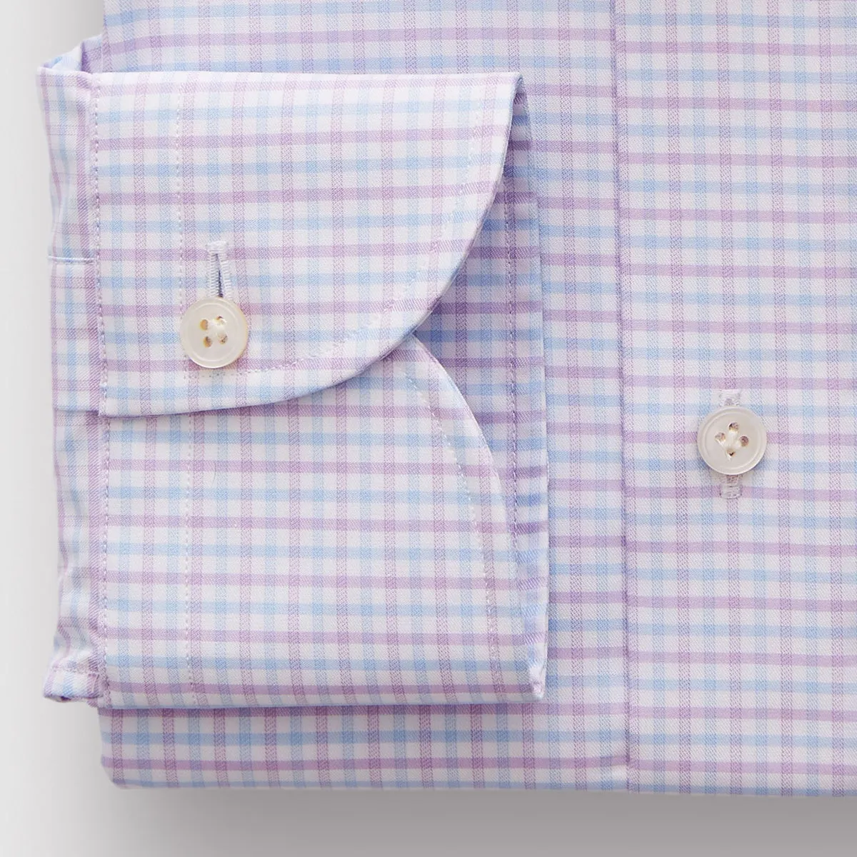 Micro Check Twill Premium Luxury Shirt