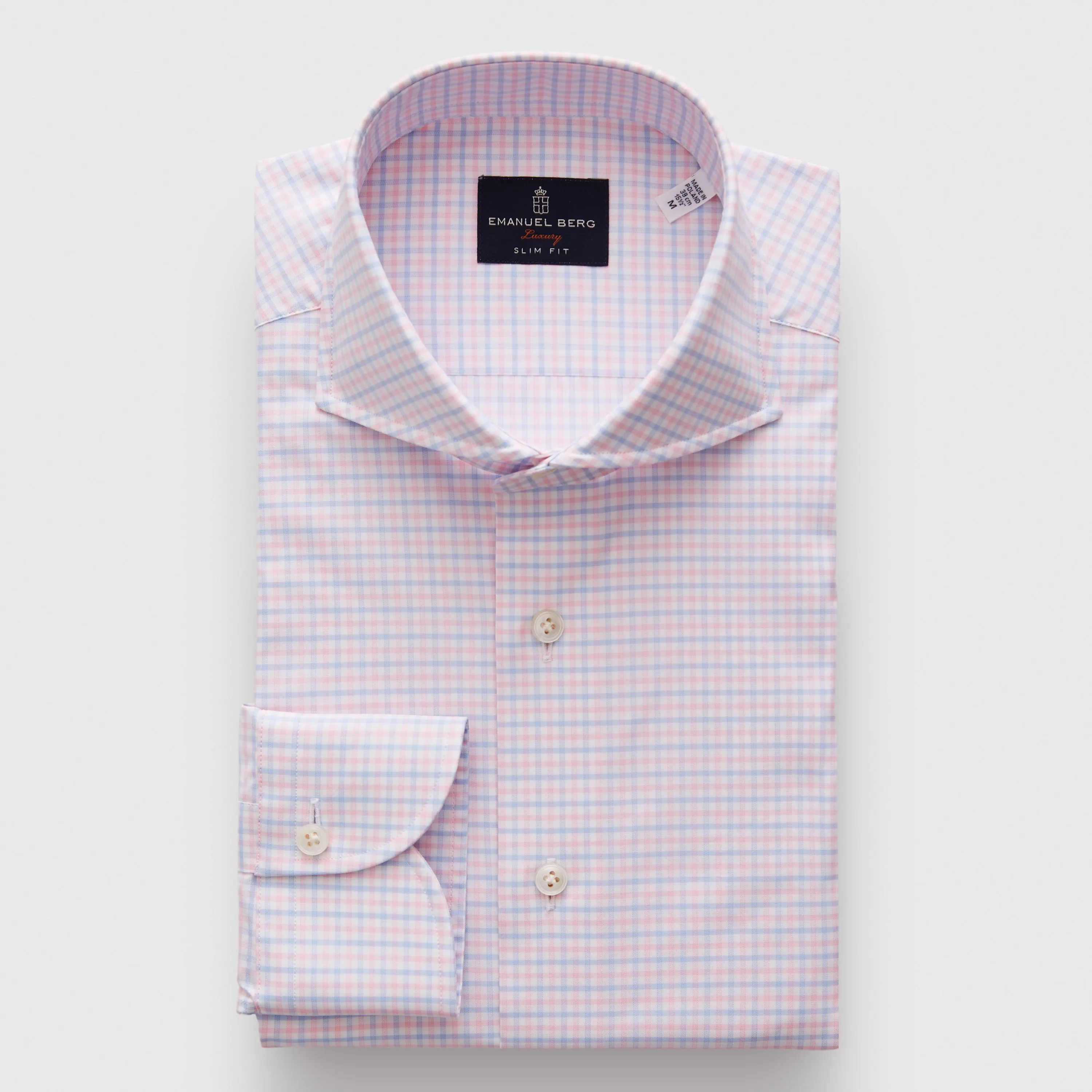 Micro Check Twill Premium Luxury Shirt