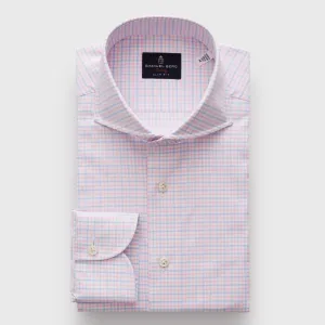 Micro Check Twill Premium Luxury Shirt