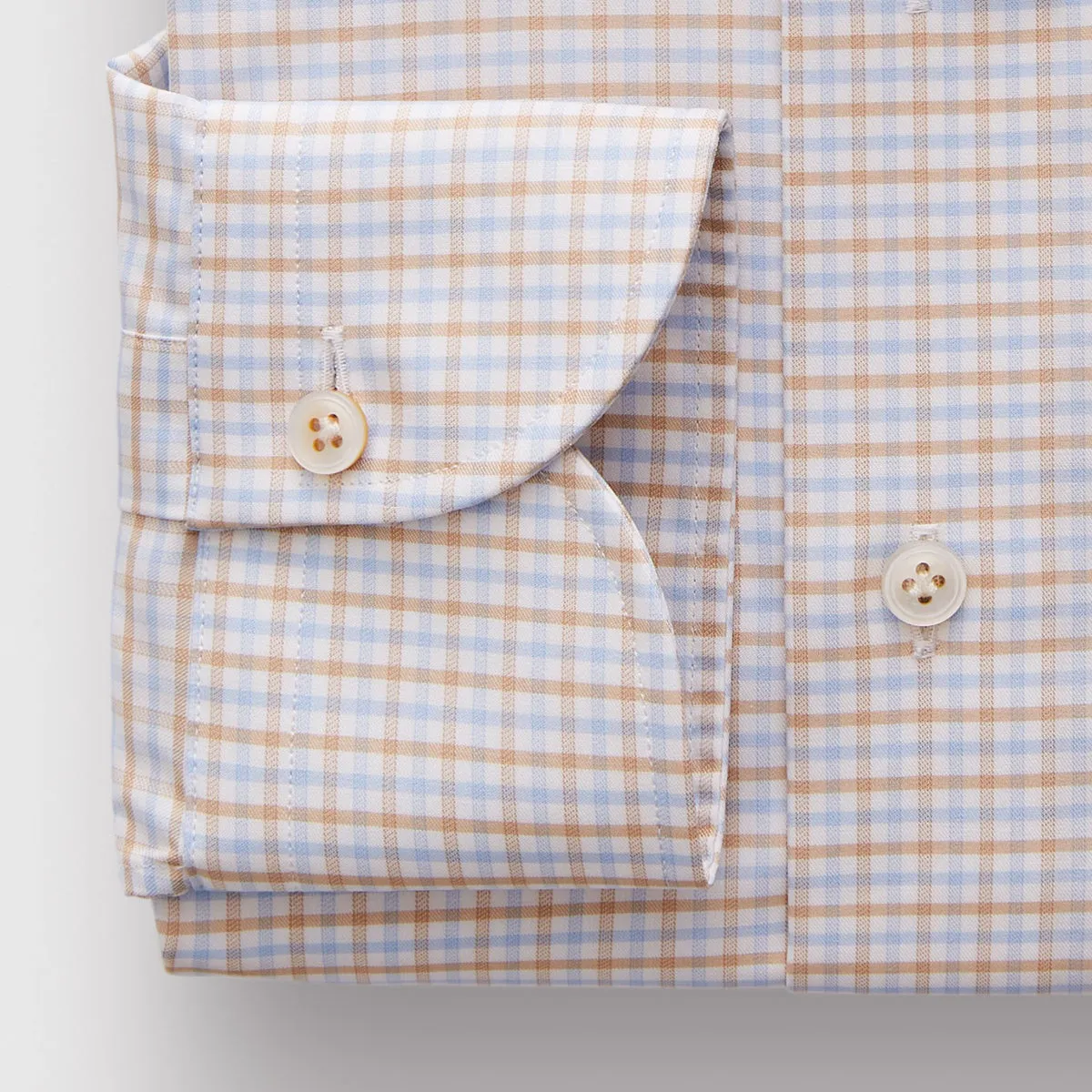 Micro Check Twill Premium Luxury Shirt