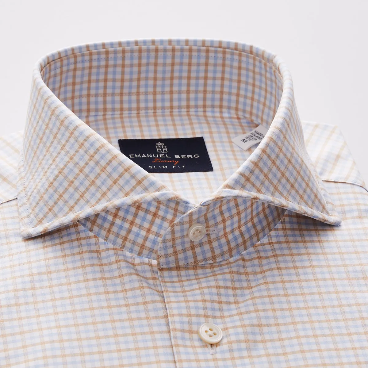 Micro Check Twill Premium Luxury Shirt