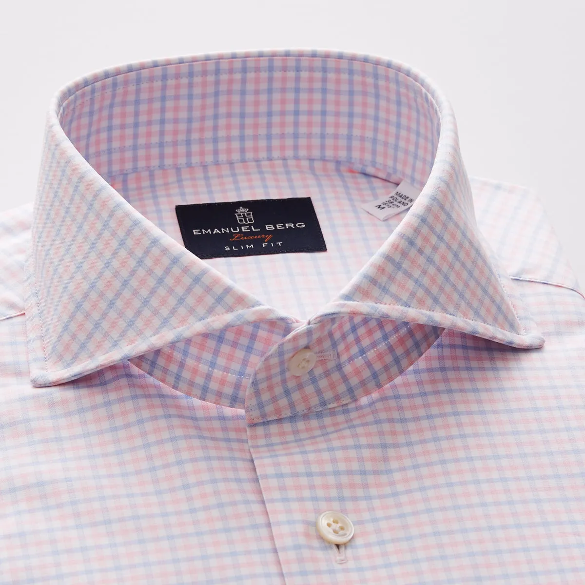 Micro Check Twill Premium Luxury Shirt