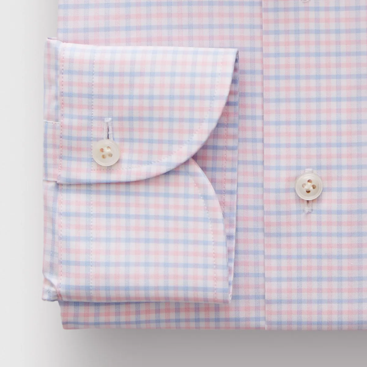 Micro Check Twill Premium Luxury Shirt