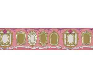 Mirror Frames Red 0098-50 Wallpaper Border