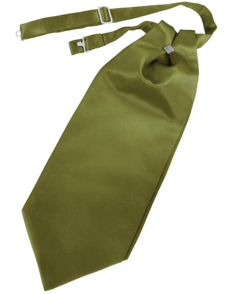Moss Solid Satin Kids Cravat