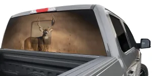 MULE DEER WINDOW GRAPHIC