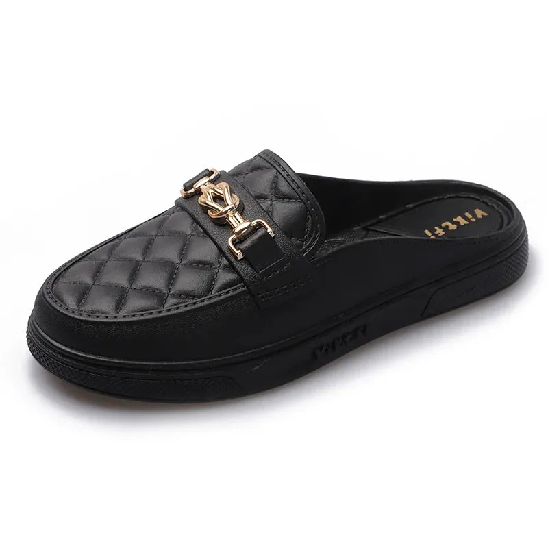 Mule Feminino em Couro Verona