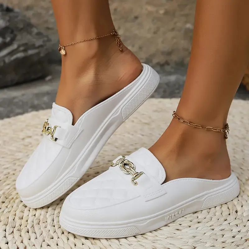 Mule Feminino em Couro Verona