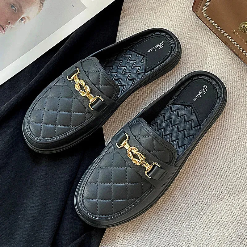 Mule Feminino em Couro Verona