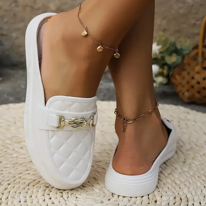 Mule Feminino em Couro Verona