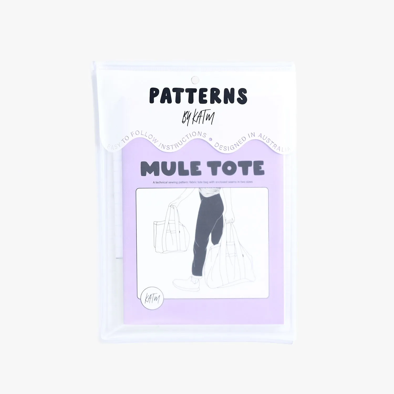 Mule Tote | Sewing Pattern by KATM ~ Digital PDF Pattern