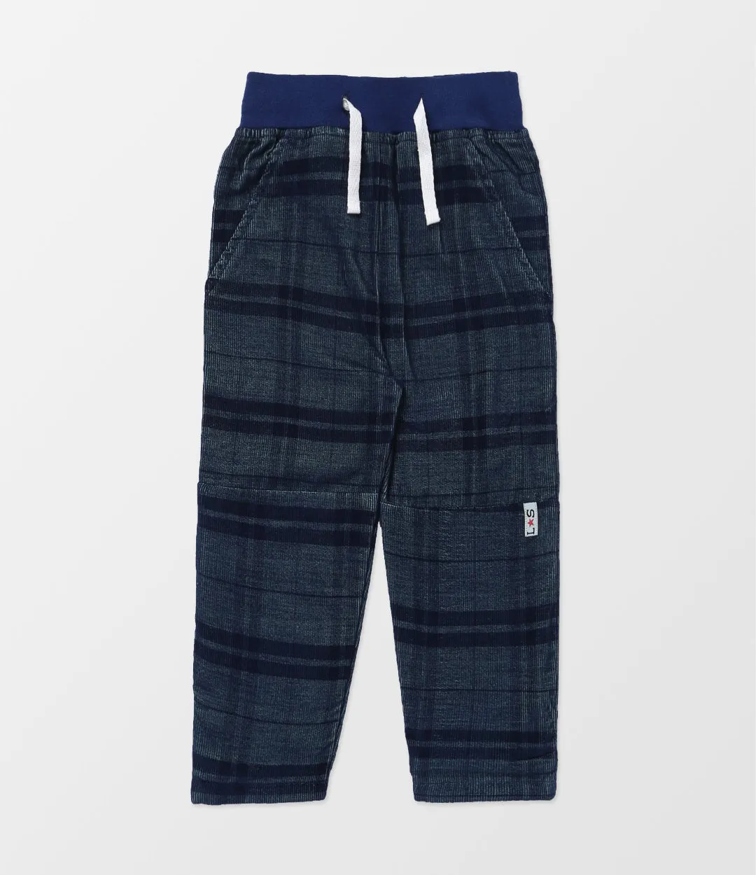 Multicoloured Check Print Joggers