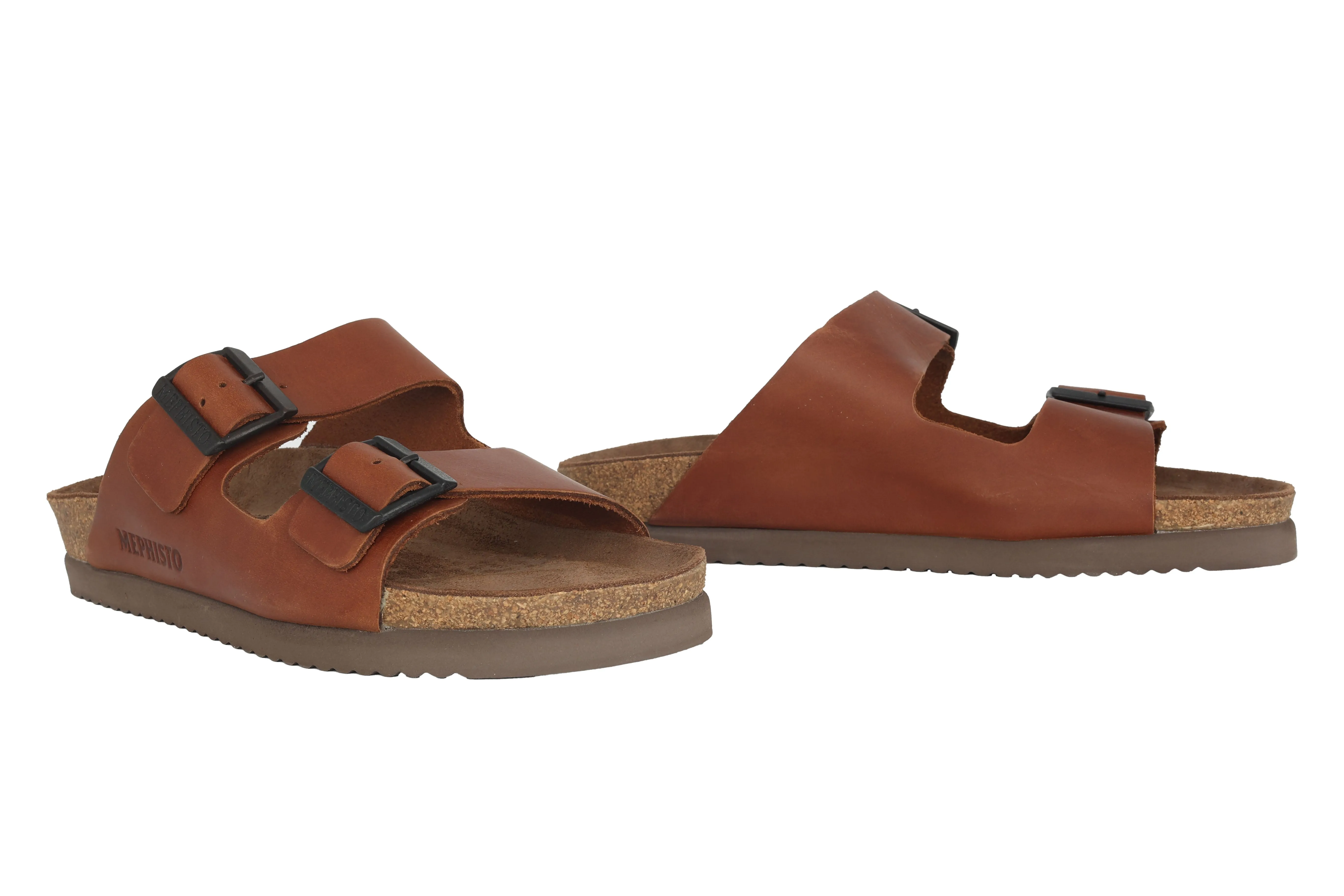 'Nerio' men's slide sandal - brown