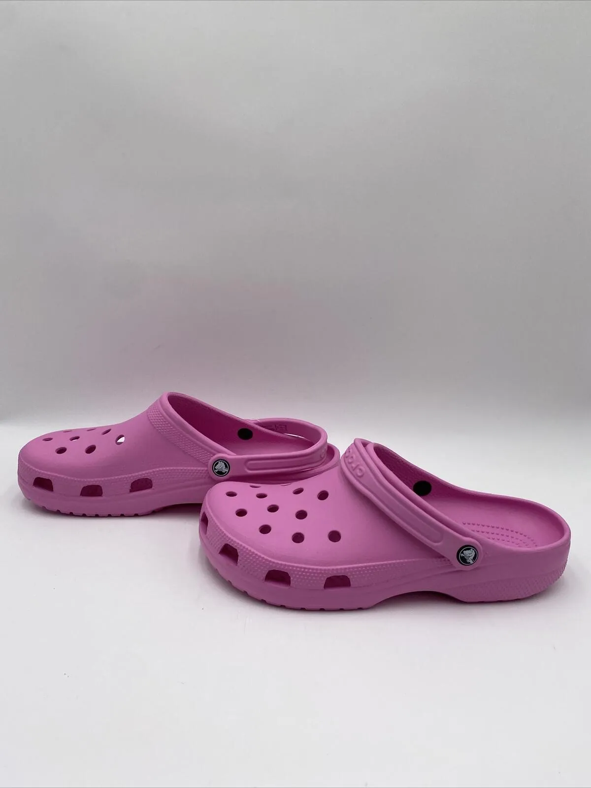 NWOB Men’s Crocs Classic Clogs Pink Size 12M - Like New
