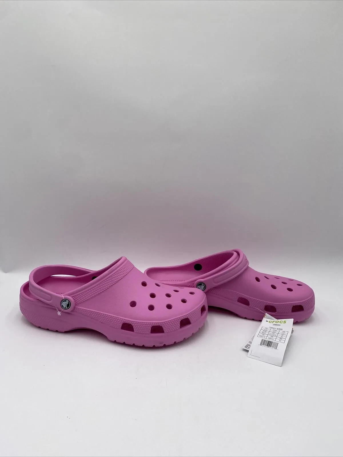NWOB Men’s Crocs Classic Clogs Pink Size 12M - Like New