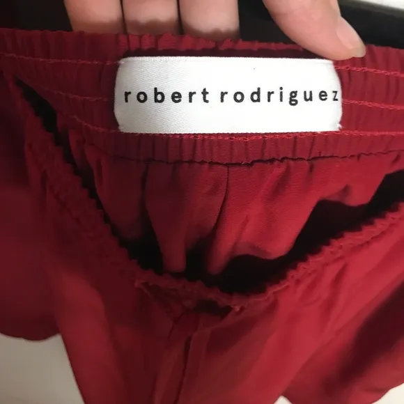NWOT Robert Rodriguez silk shorts 2017 collection