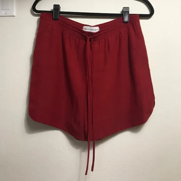 NWOT Robert Rodriguez silk shorts 2017 collection
