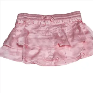 NWT Shug! Silk Ruffled Skort, size Medium