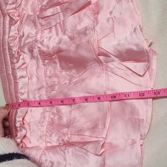 NWT Shug! Silk Ruffled Skort, size Medium