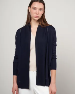 open cardigan - navy