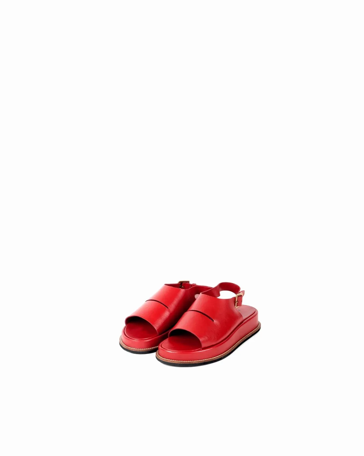 Open Leather Clogs
