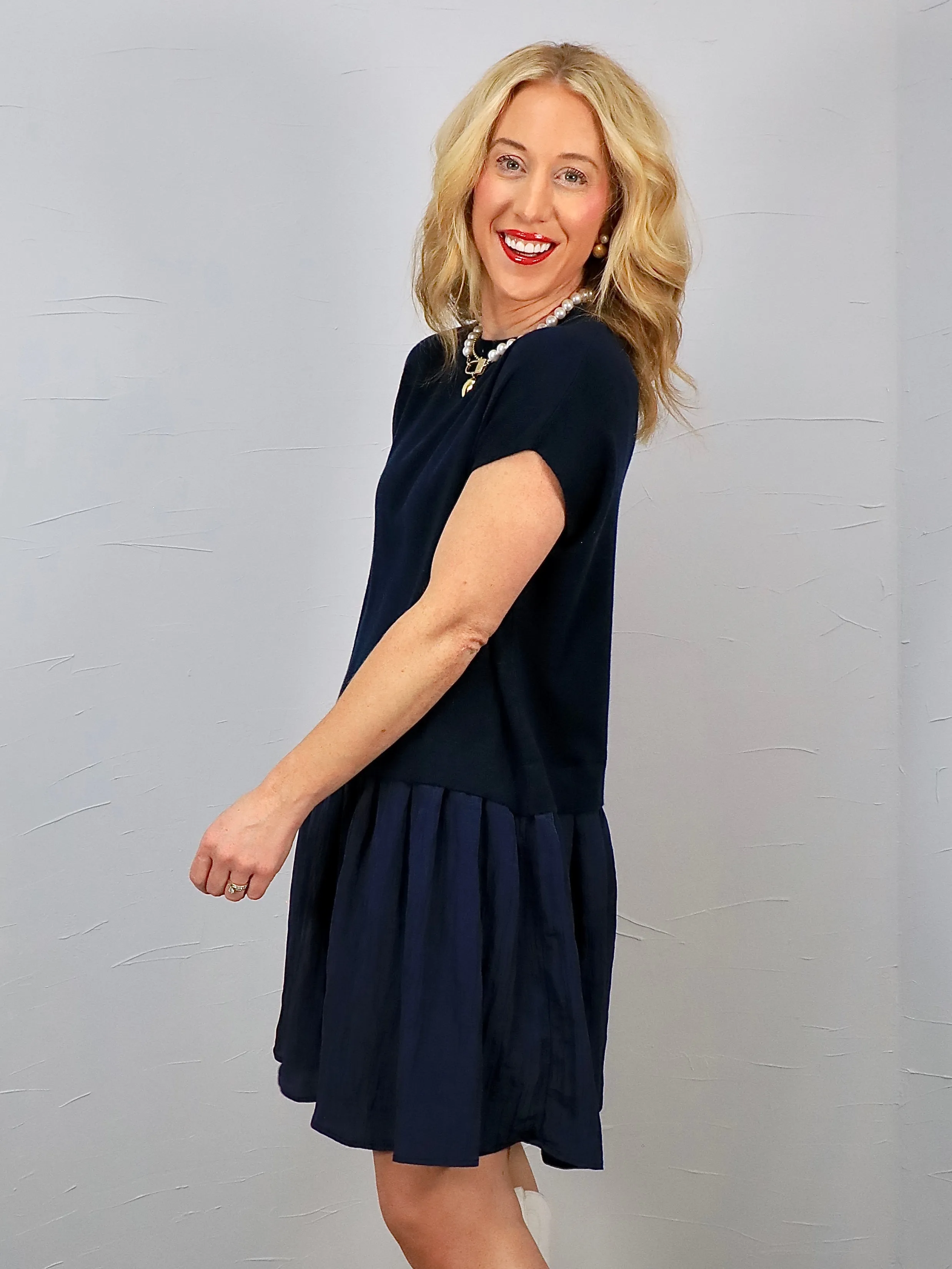 Pamela Pleated Dress