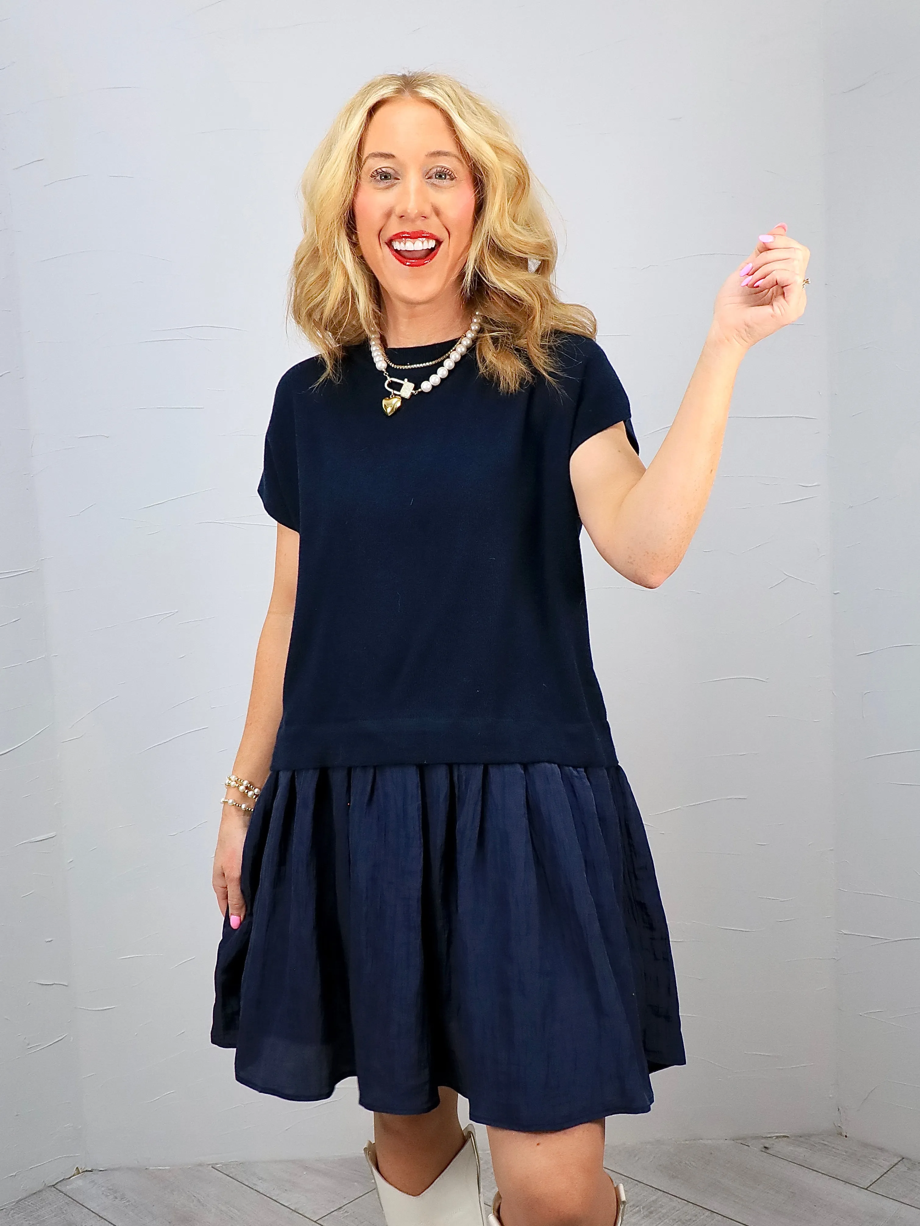 Pamela Pleated Dress