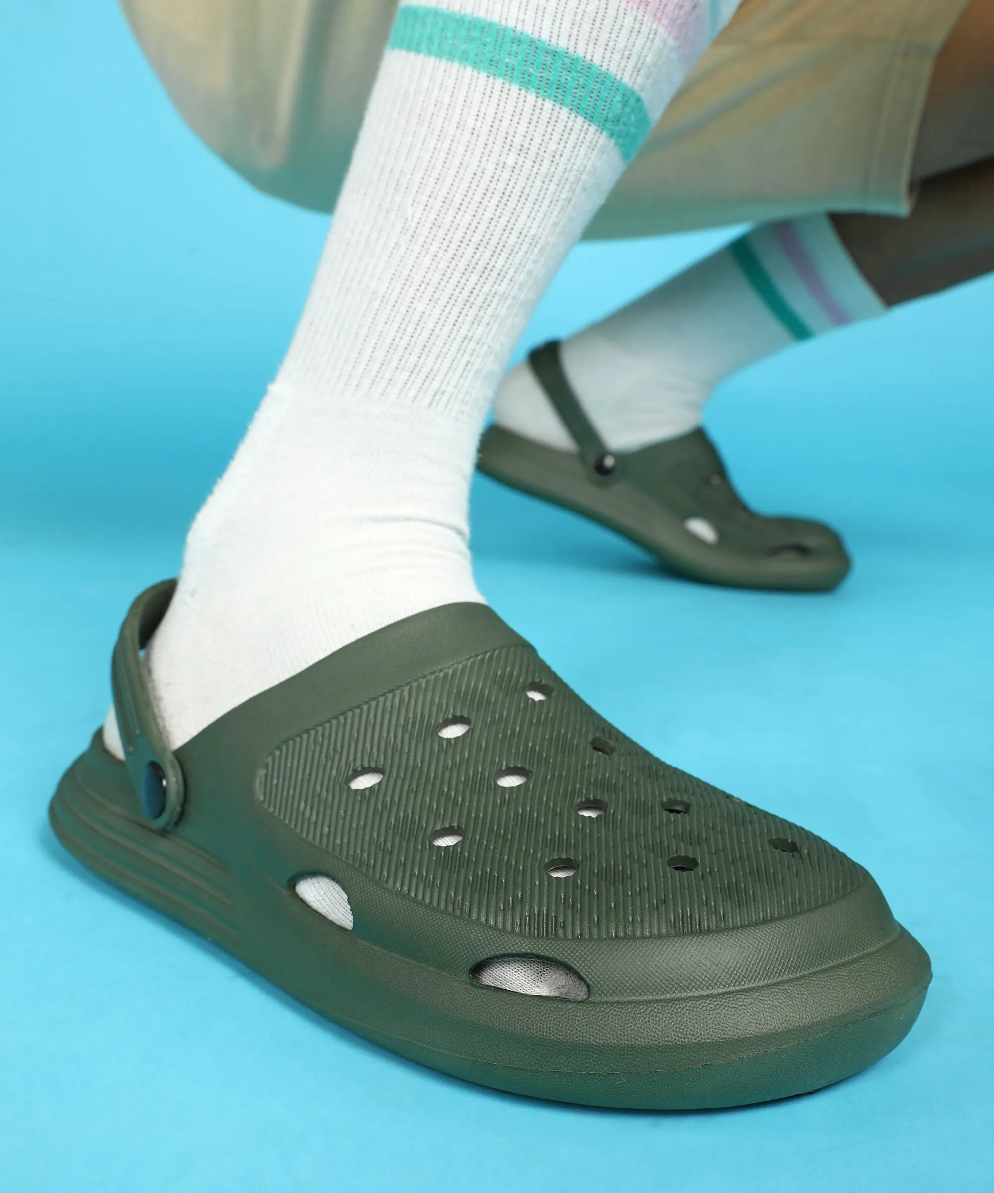 Paragon  K10914G Men Casual Clogs | Stylish, Durable | Casual & Comfortable | For Everyday Use