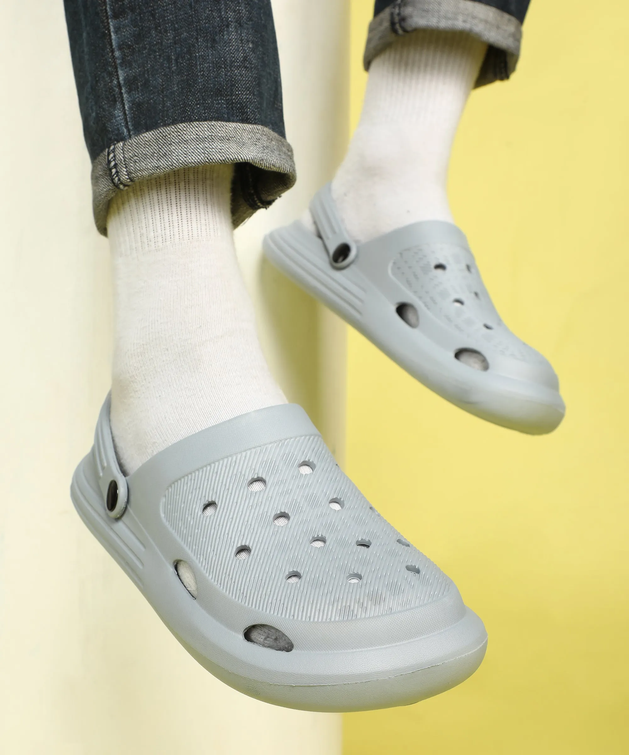 Paragon  K10914G Men Casual Clogs | Stylish, Durable | Casual & Comfortable | For Everyday Use