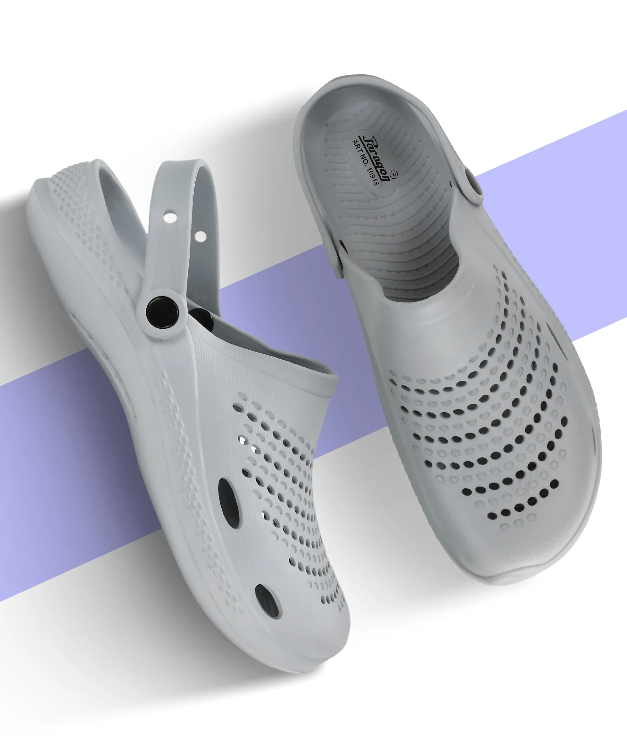 Paragon K10918G Men Casual Clogs | Stylish, Durable | Casual & Comfortable | For Everyday Use