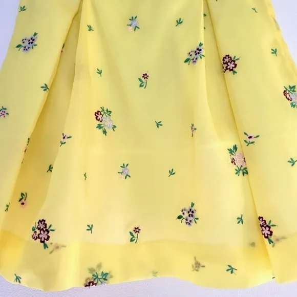 P.A.R.O.S.H. Mini Skirt Silk Embroidered Floral Pleated Tennis Designer Italy