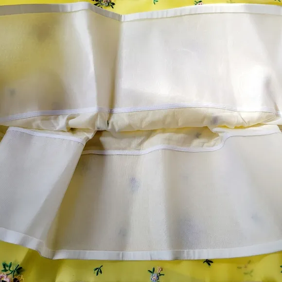 P.A.R.O.S.H. Mini Skirt Silk Embroidered Floral Pleated Tennis Designer Italy