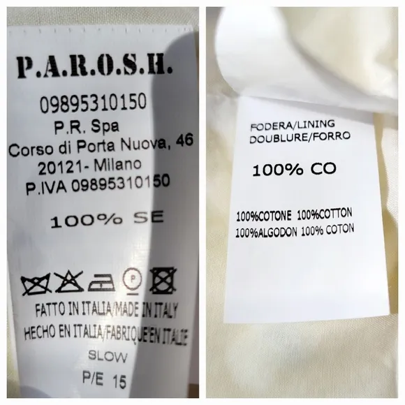 P.A.R.O.S.H. Mini Skirt Silk Embroidered Floral Pleated Tennis Designer Italy